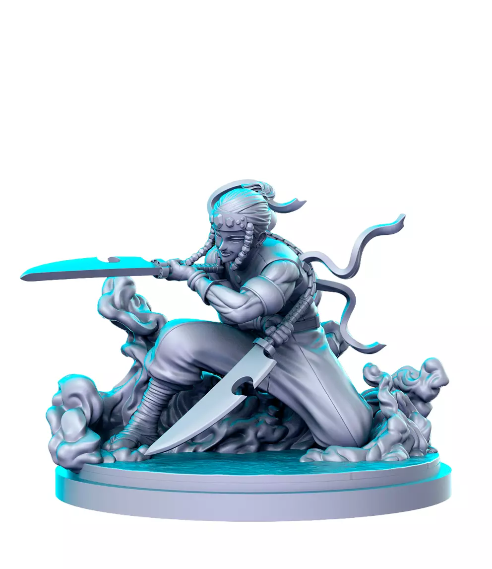 Tengen Uzui 3D Print STL Miniature RPG 3D print model