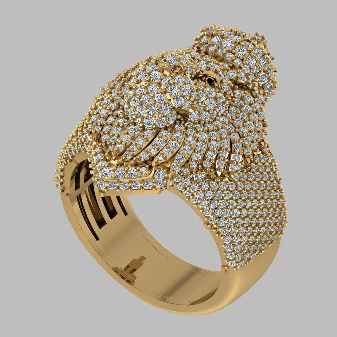 lione ring 3D print model NOR0049 3D print model