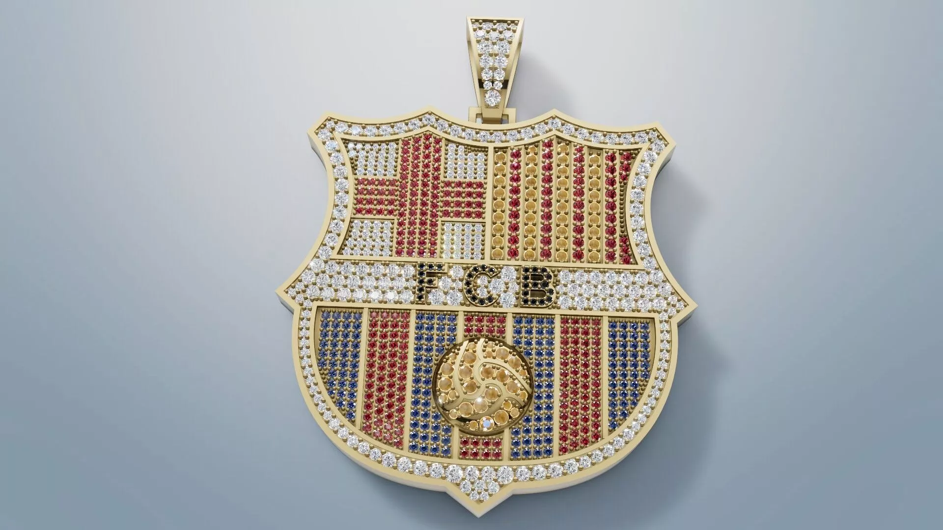 FC Barcelona Iced Out 3D print model