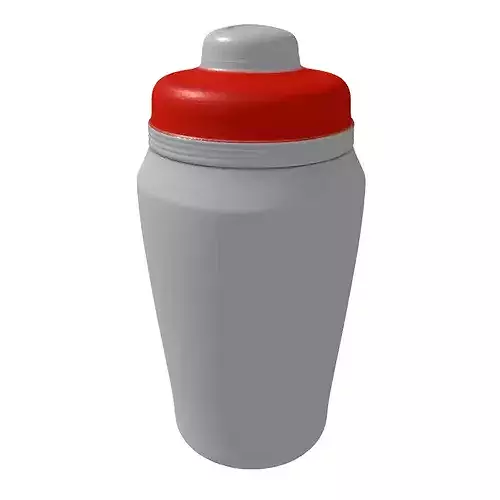 Retro Diner Shaker Country Cola 3D model 6