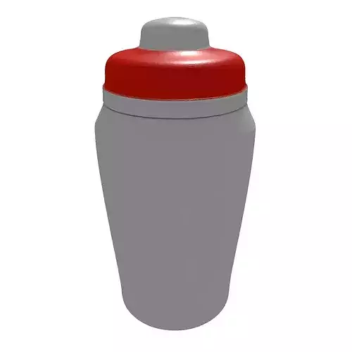 Retro Diner Shaker Country Cola 3D model 7