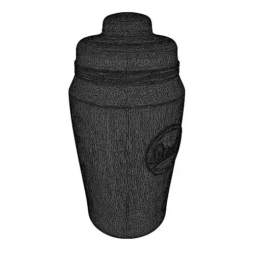 Retro Diner Shaker Country Cola 3D model 2