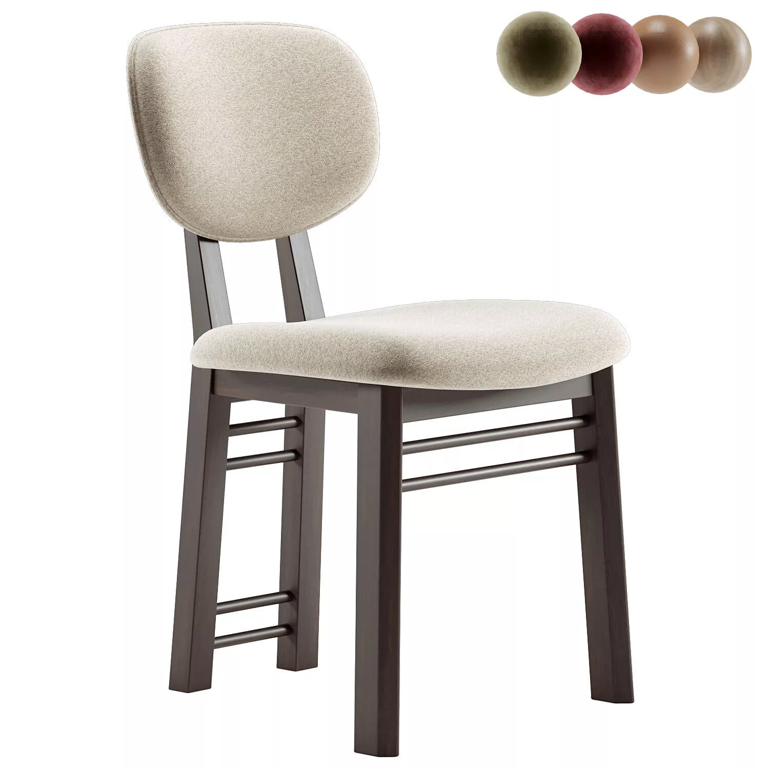Salida Dining Chair 3D model