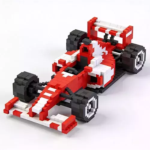 Voxel Formula RC Racer 3D Model