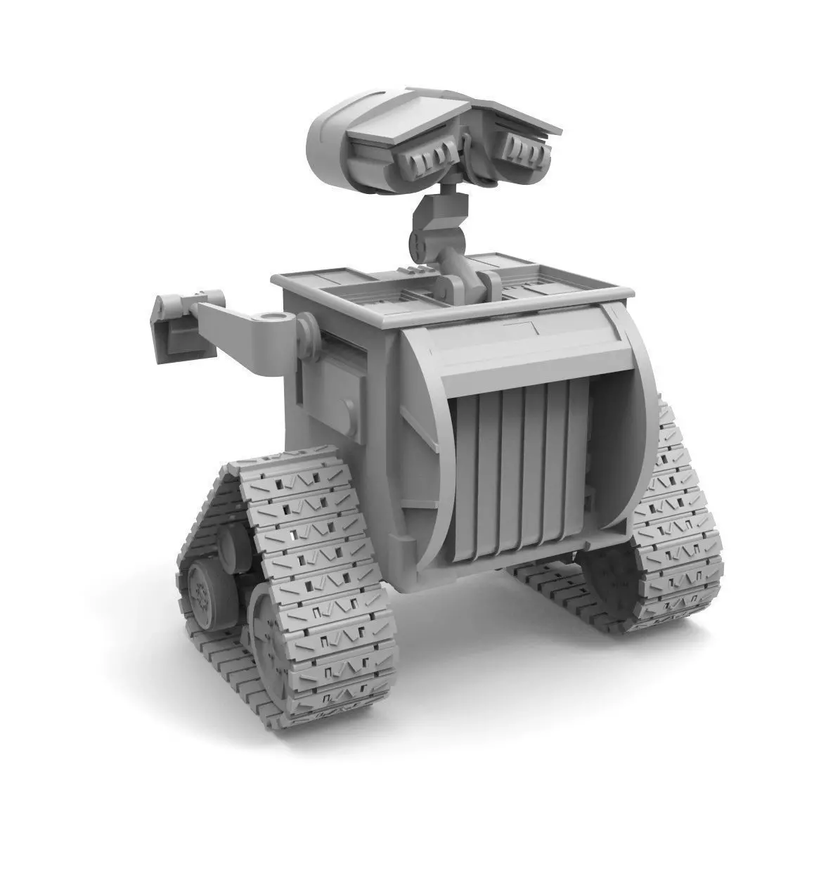 Wall-e track with gears 3D model_0
