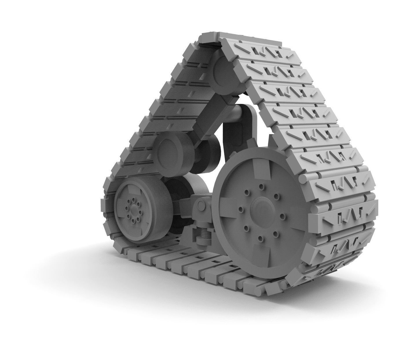 Wall-e track with gears 3D model_3