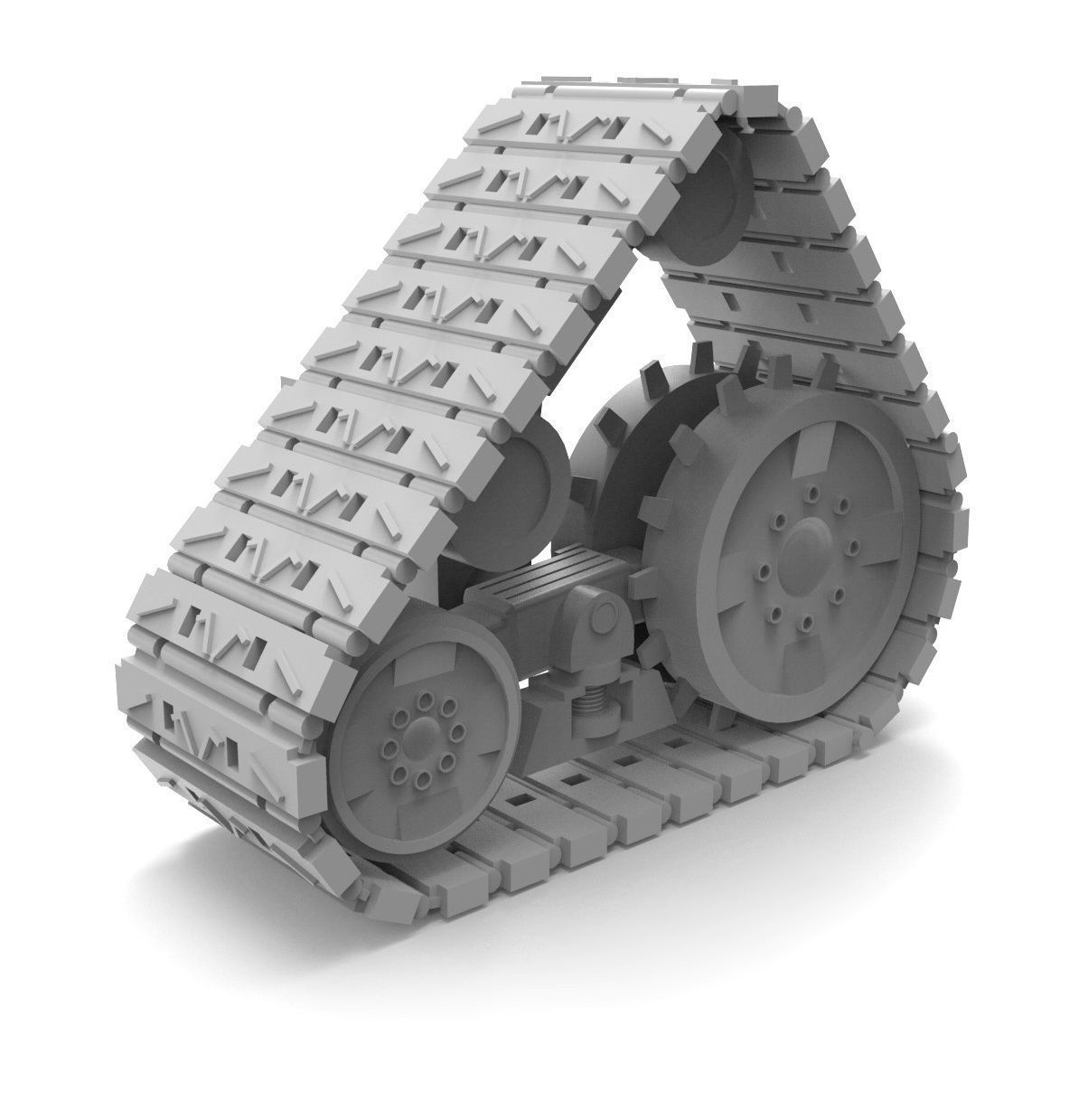 Wall-e track with gears 3D model_1