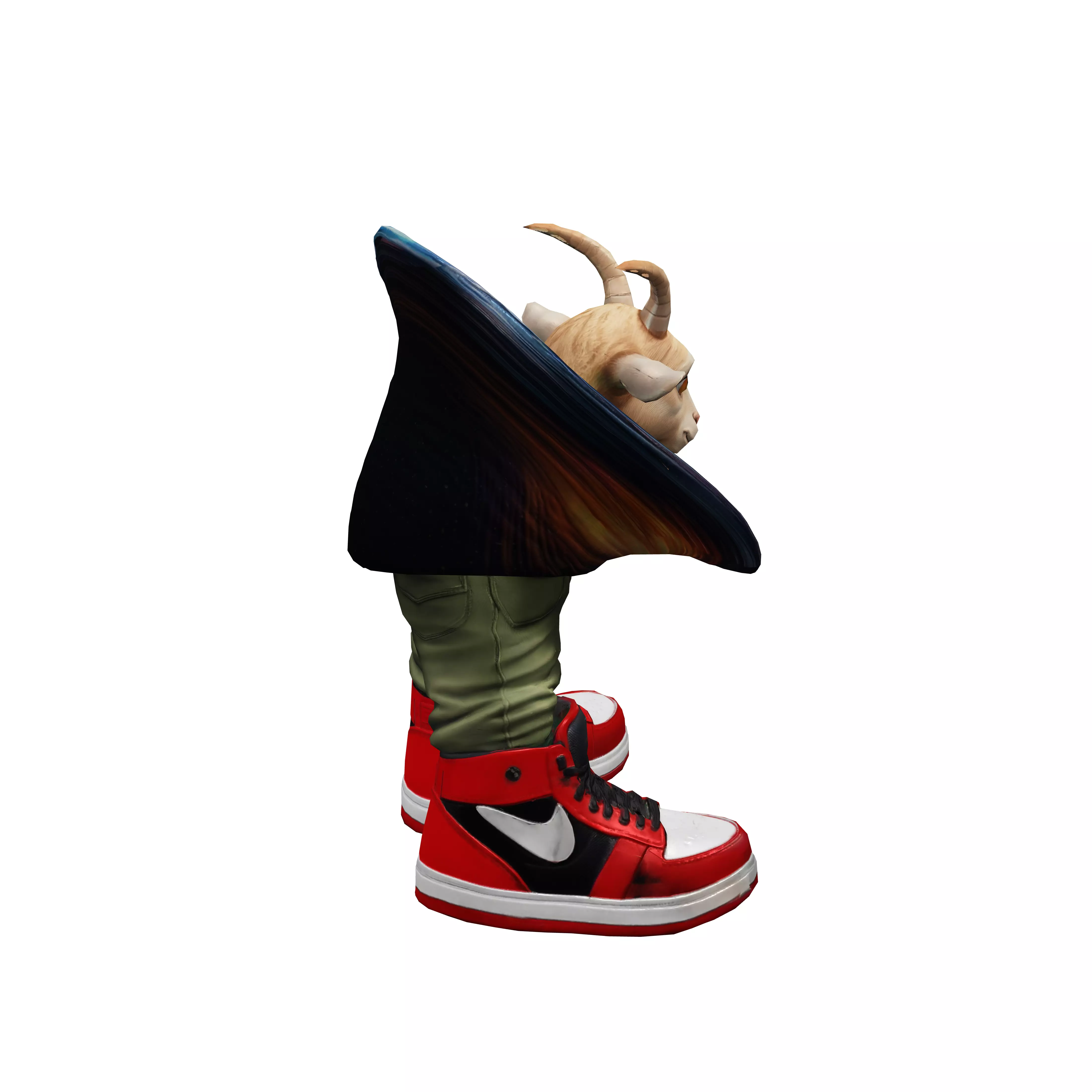 Black Hole Goat 3D model