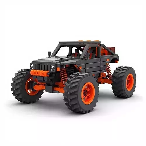 Voxel Extreme Crawler 3D Model