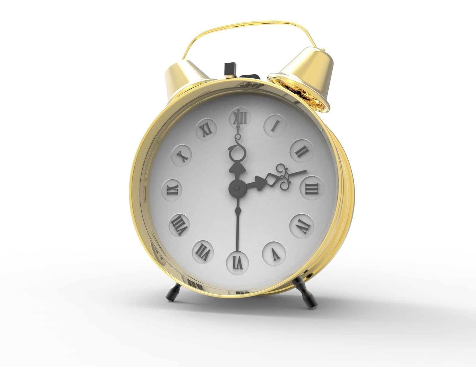 alarm clock Free 3D model_6