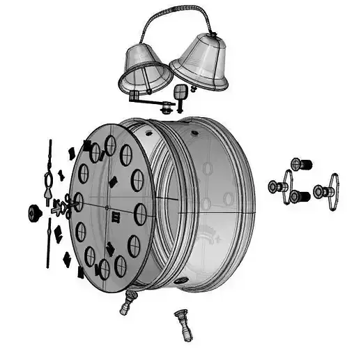 alarm clock Free 3D model
