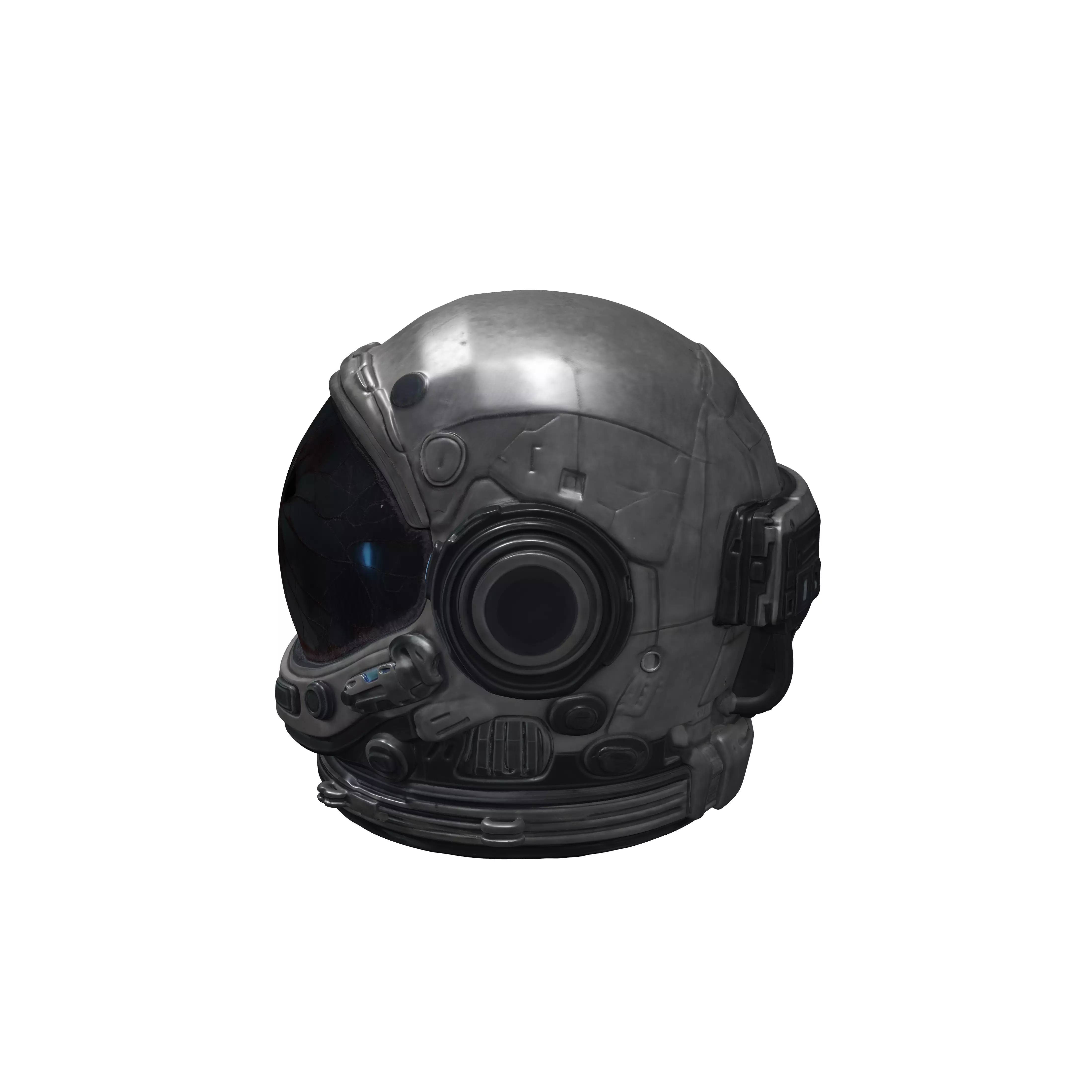Cracked Bloodied Visor 3D model