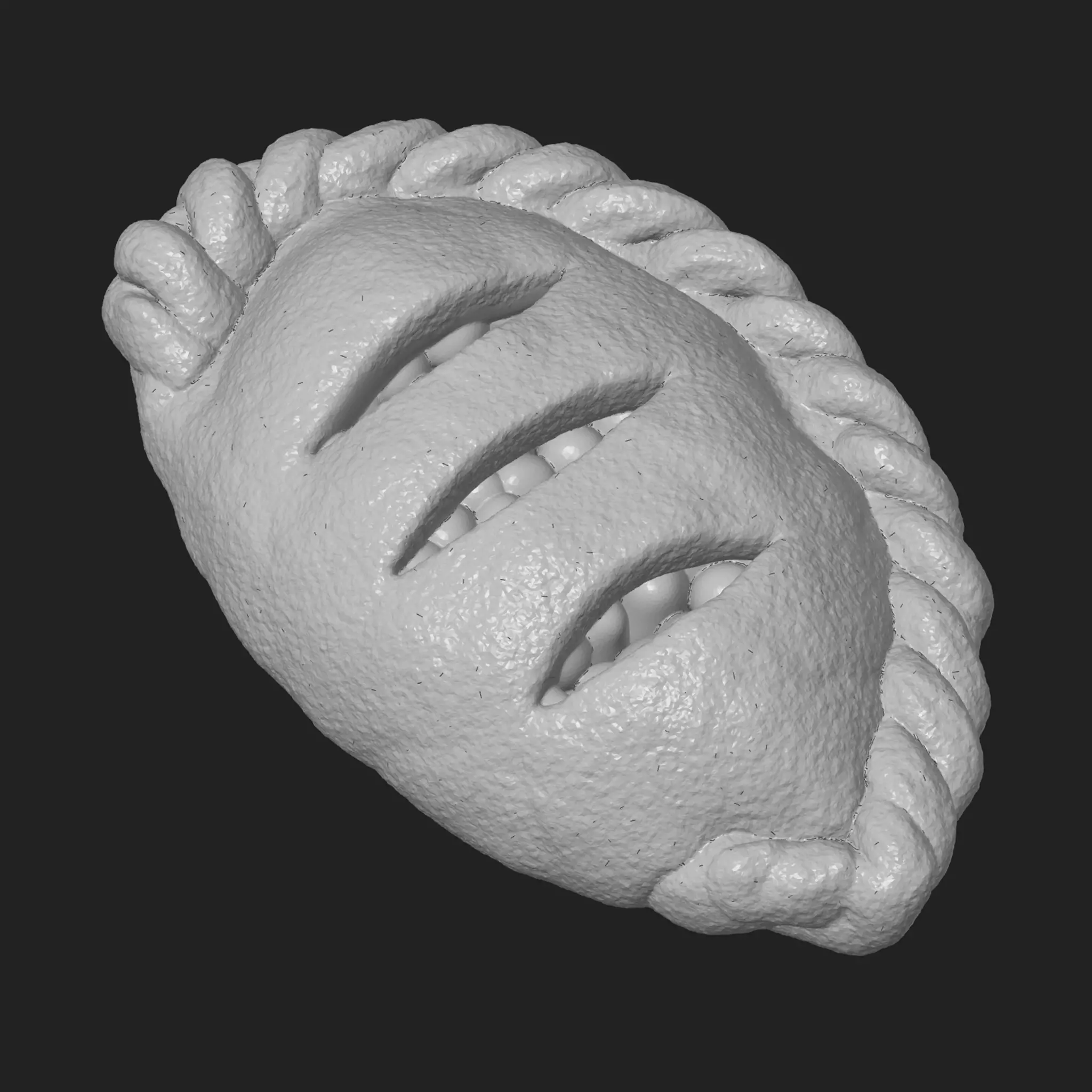 Hand Pie Strudel Blueberry 3D print model