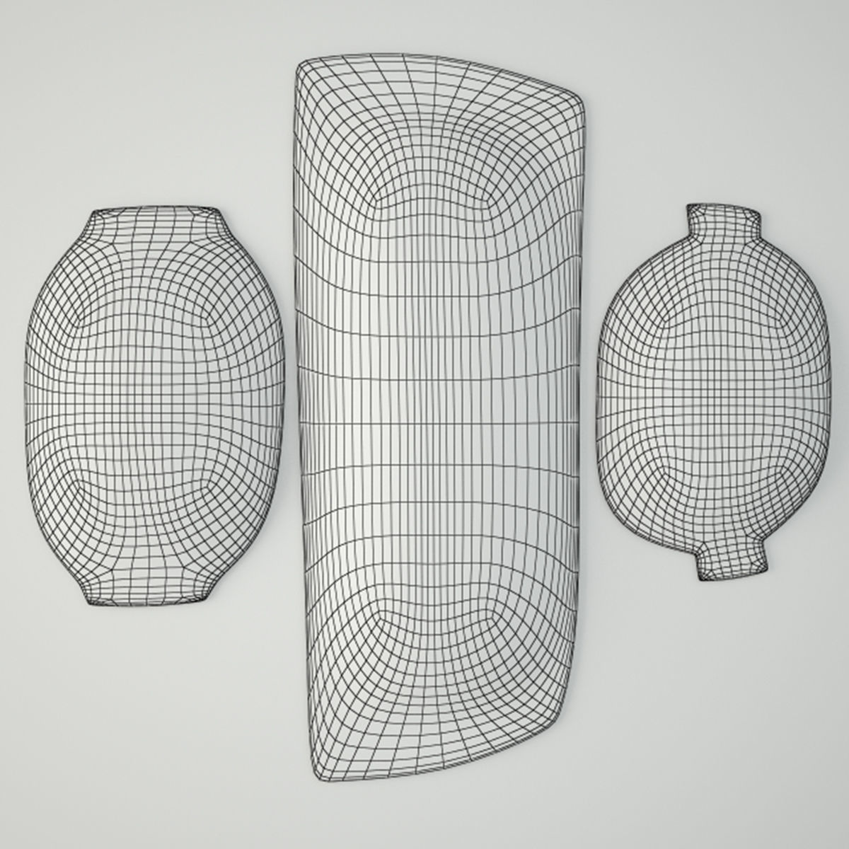 Antique Dough Bowls 4 3D model_4