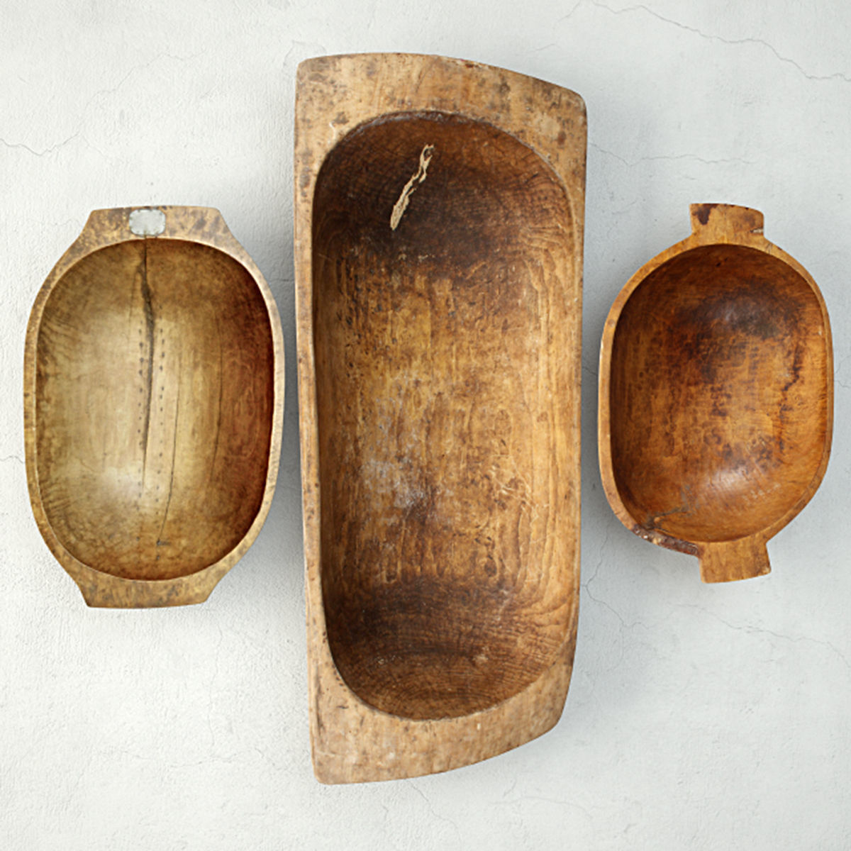 Antique Dough Bowls 4 3D model_1