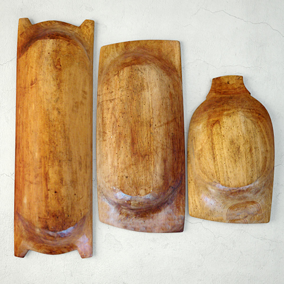 Antique Dough Bowls 5 3D model_3