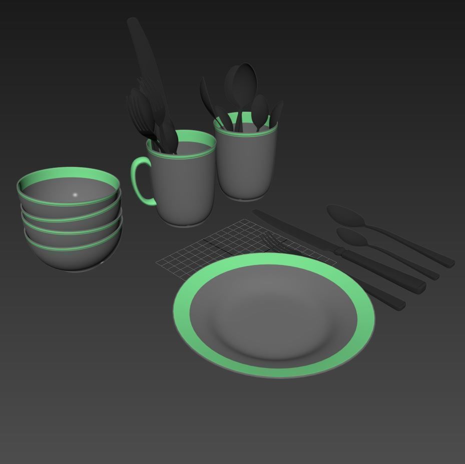 Stuff for kitchen Vol 01 3D model_31