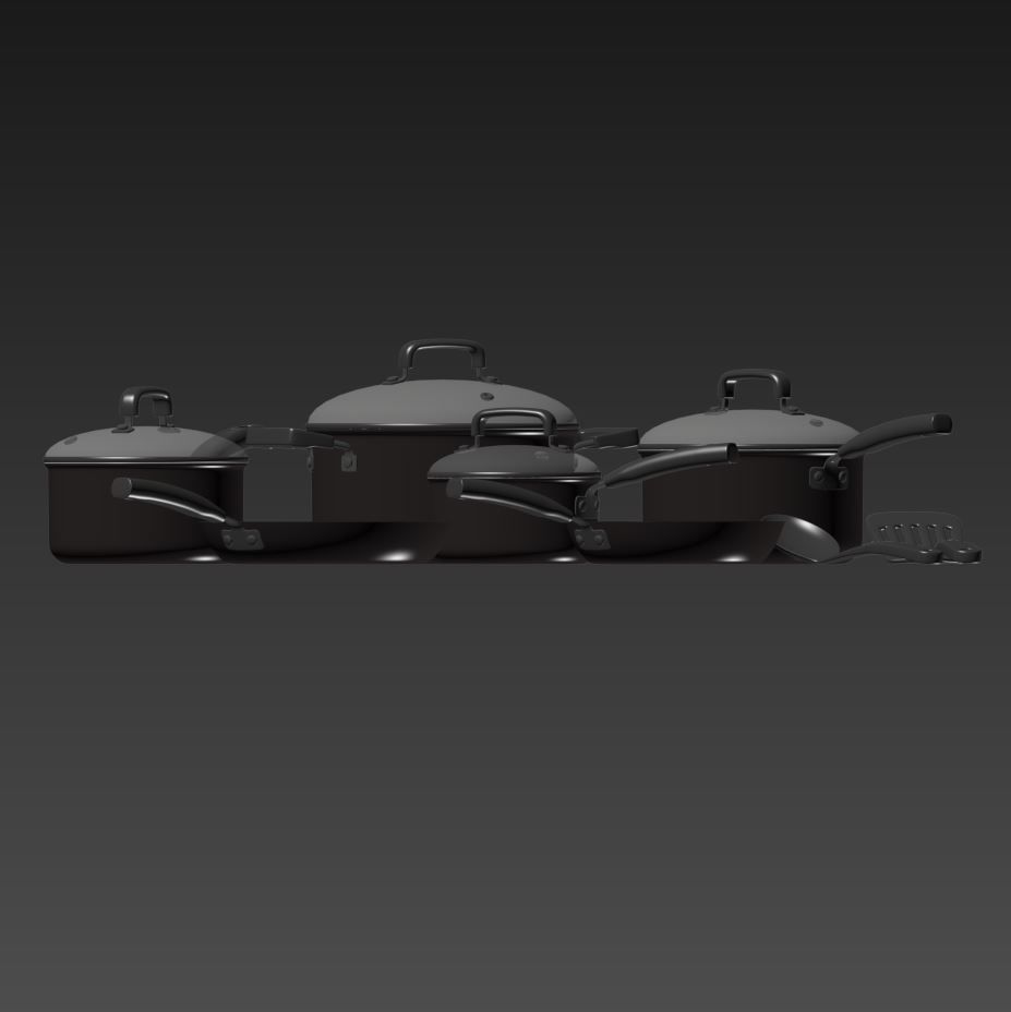 Stuff for kitchen Vol 01 3D model_7
