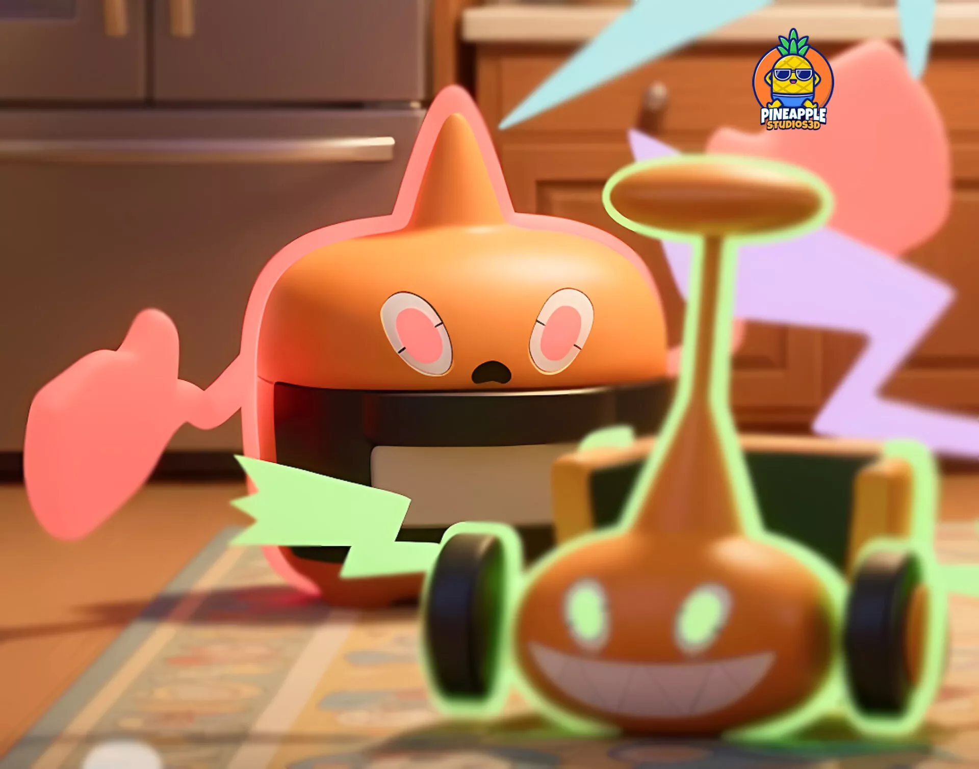 Rotom Heat Multicolor 3D print model