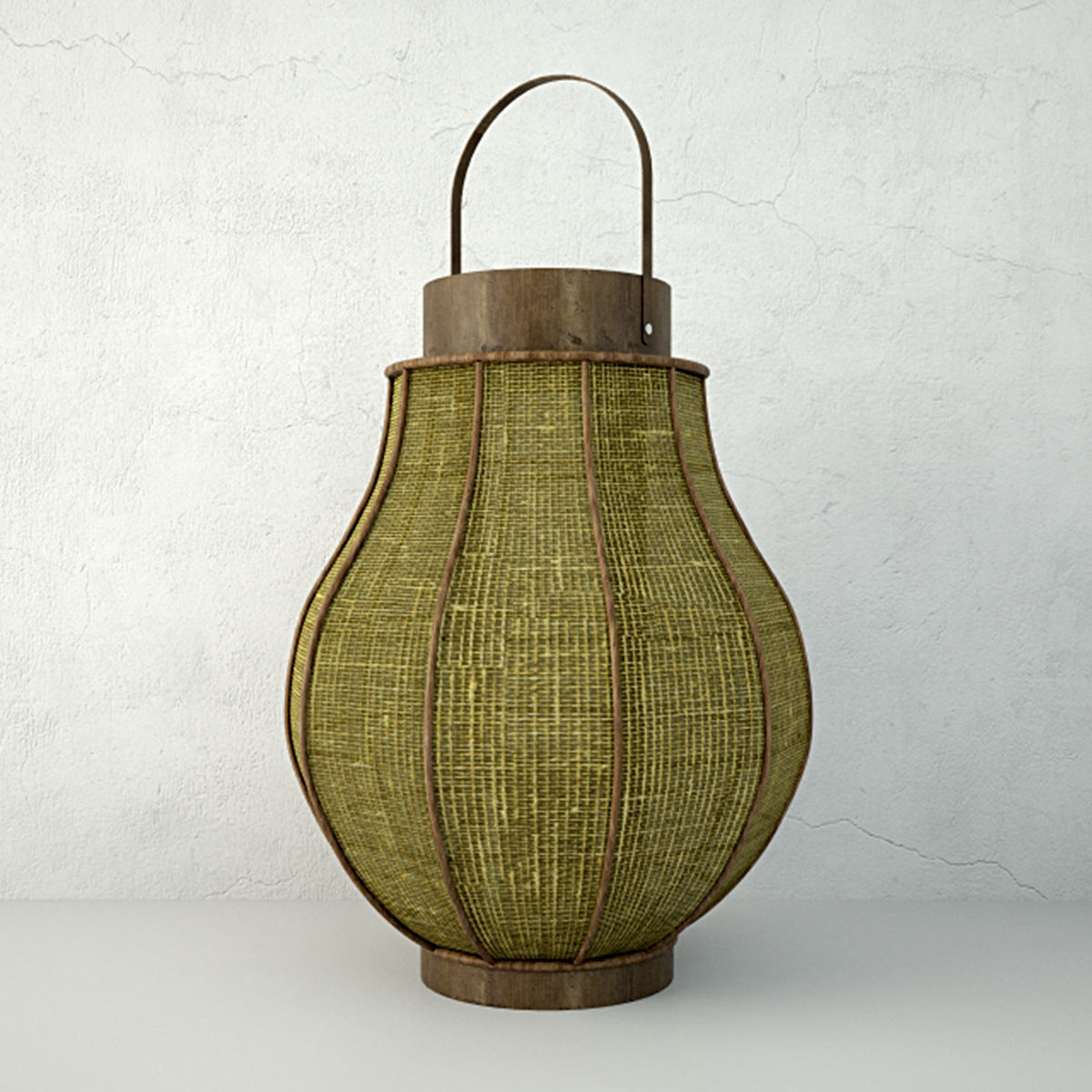 Bamboo Lanterns 3D model_4