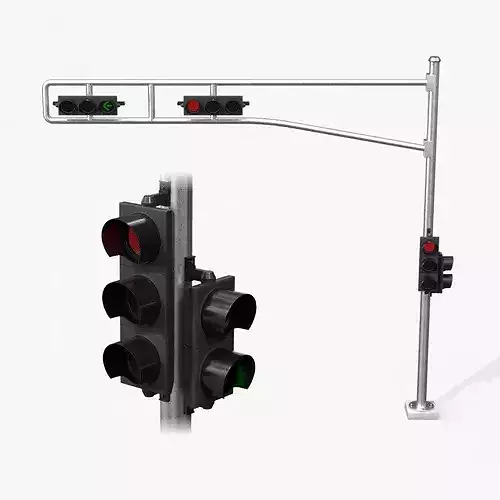 Traffic Light Assembly - Multi-Signal Head