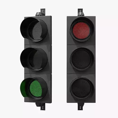 Traffic Signal Head - Standard 3-Section Signal Head