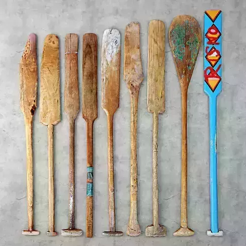 Oars by Like Lodka 3D model