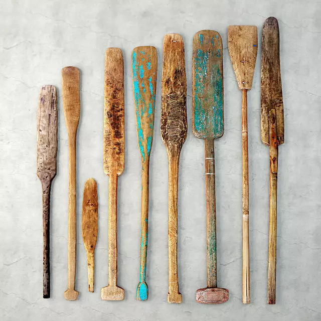 Oars by Like Lodka 2 3D model_0