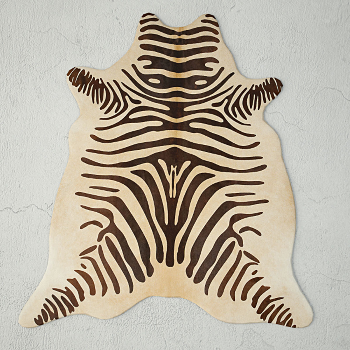 Rugs 4 zebra skin rug 3D model_3