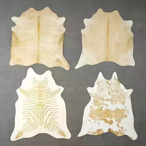 Rugs 5 zebra cowhide rug