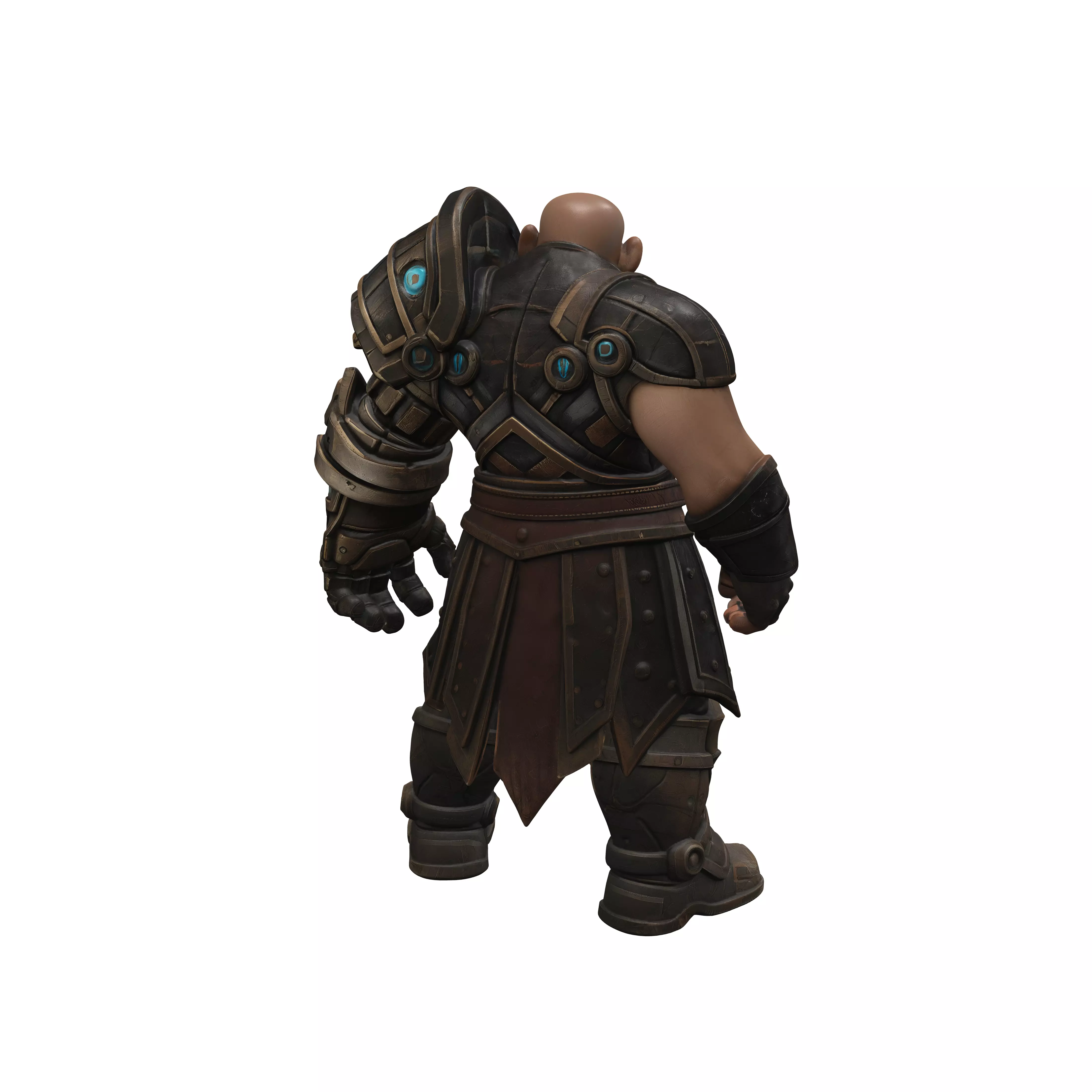 Ironbound Dwarf Warlord 3D model