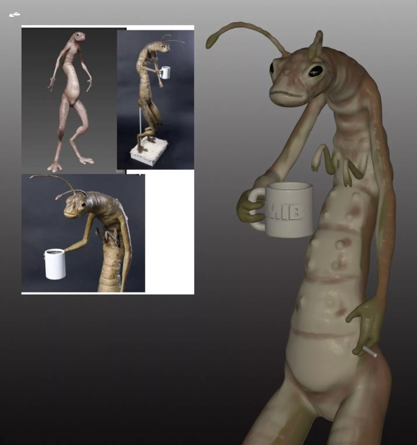 ET MIB Worm Guys 3D print model