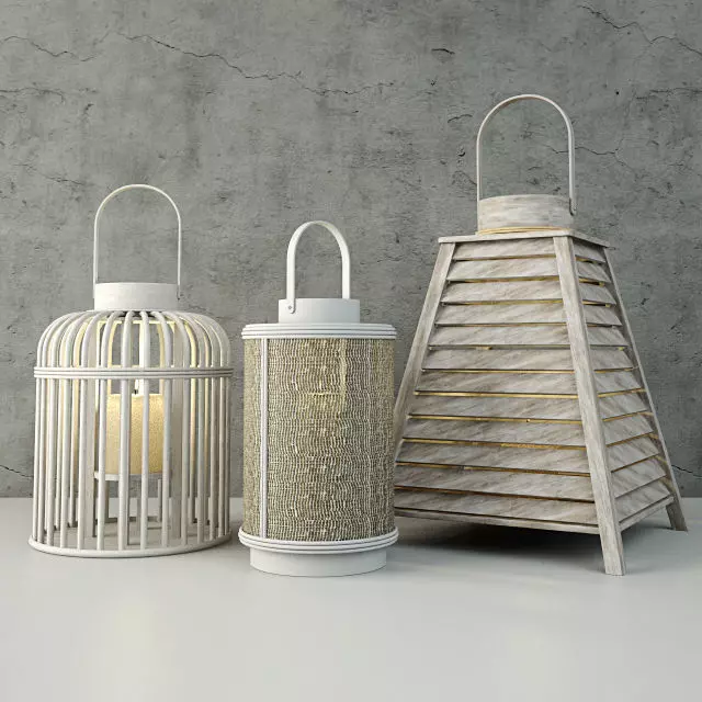 Lanterns by ZARA HOME 3D model_0