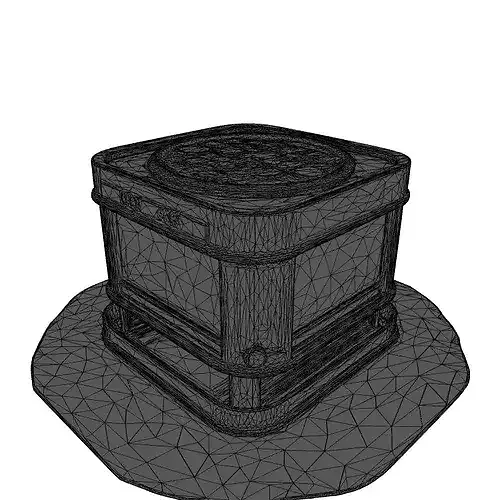 Commercial Pizza Warmer Display 3D model 2