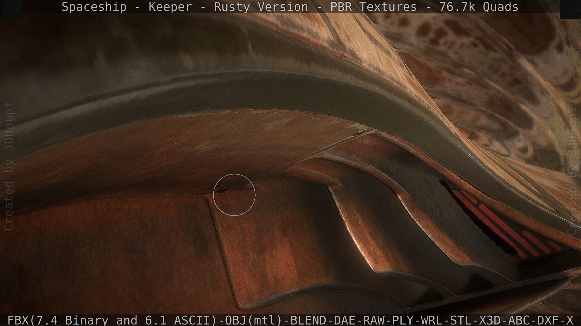 Spaceship - Keeper - Rusty Version 3D model_84