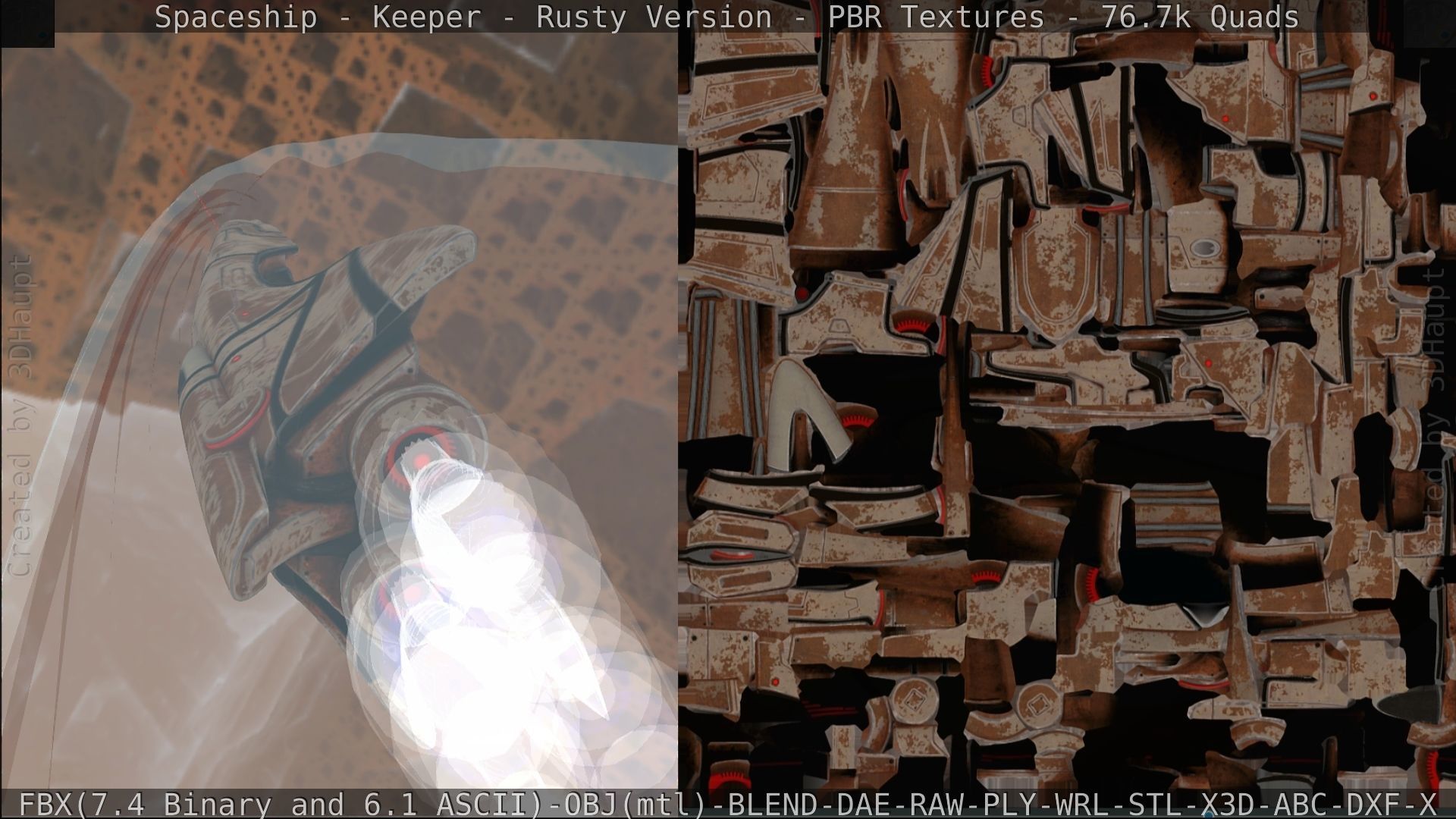 Spaceship - Keeper - Rusty Version 3D model_270