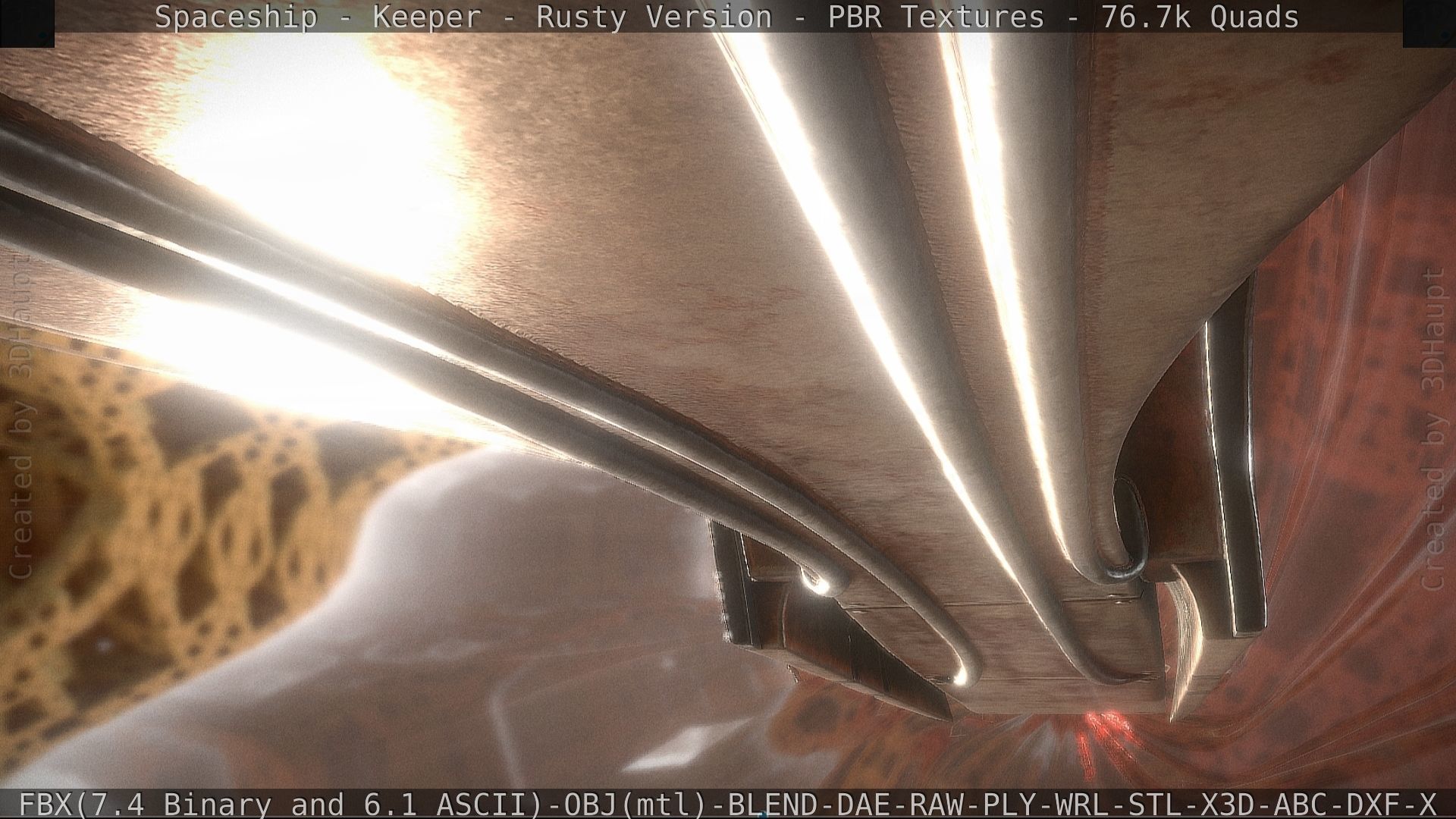 Spaceship - Keeper - Rusty Version 3D model_98