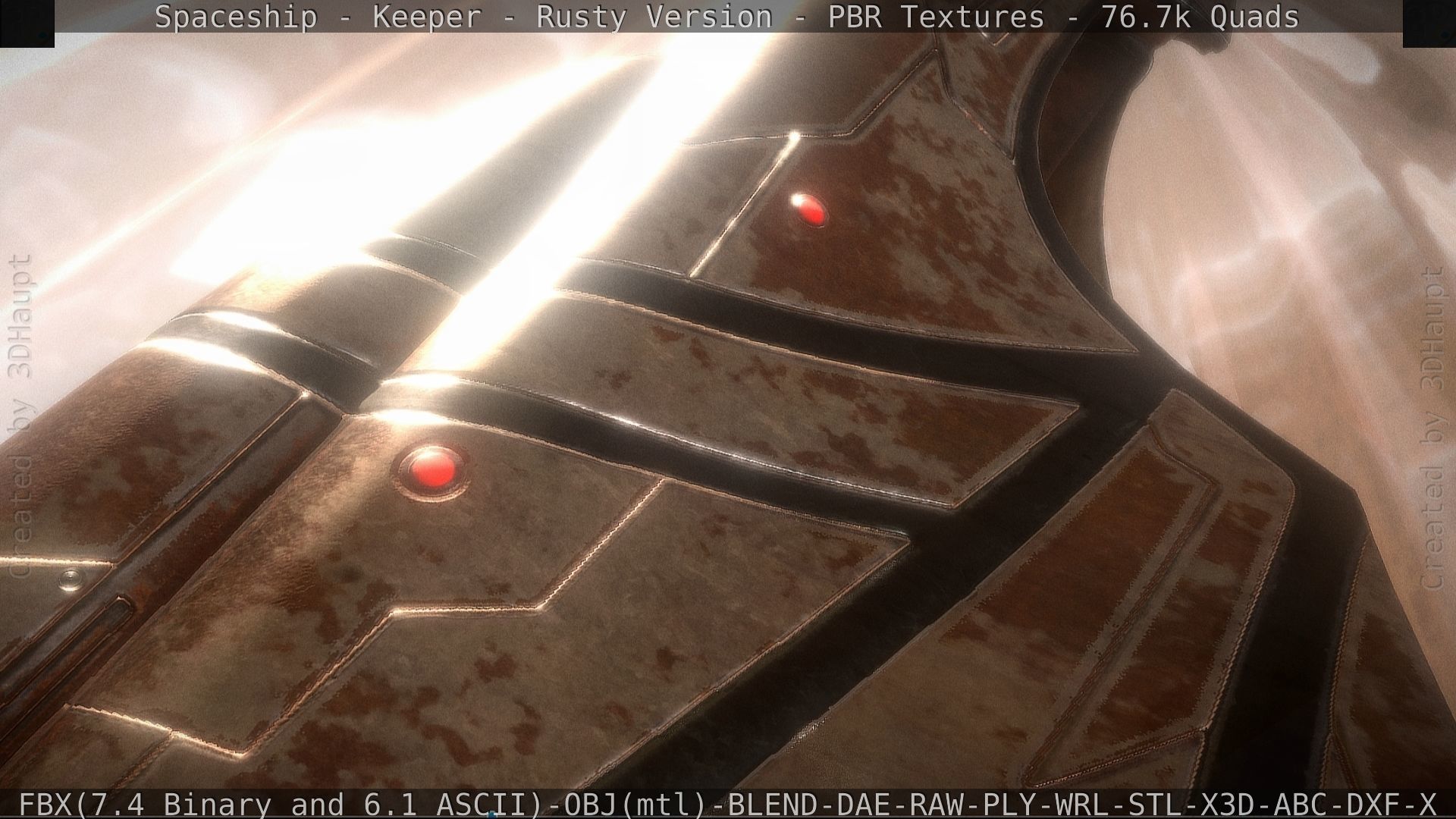 Spaceship - Keeper - Rusty Version 3D model_133