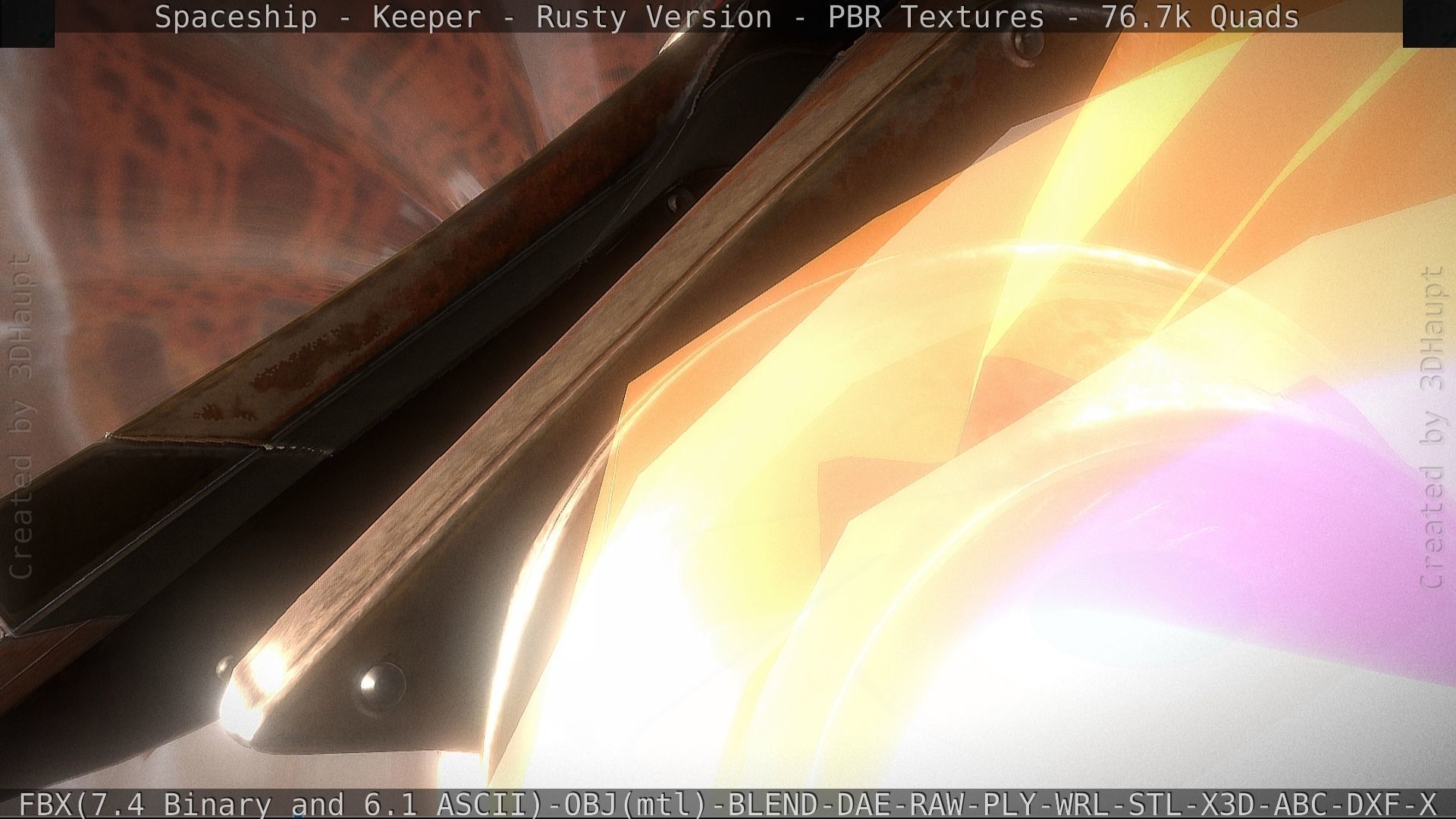 Spaceship - Keeper - Rusty Version 3D model_172