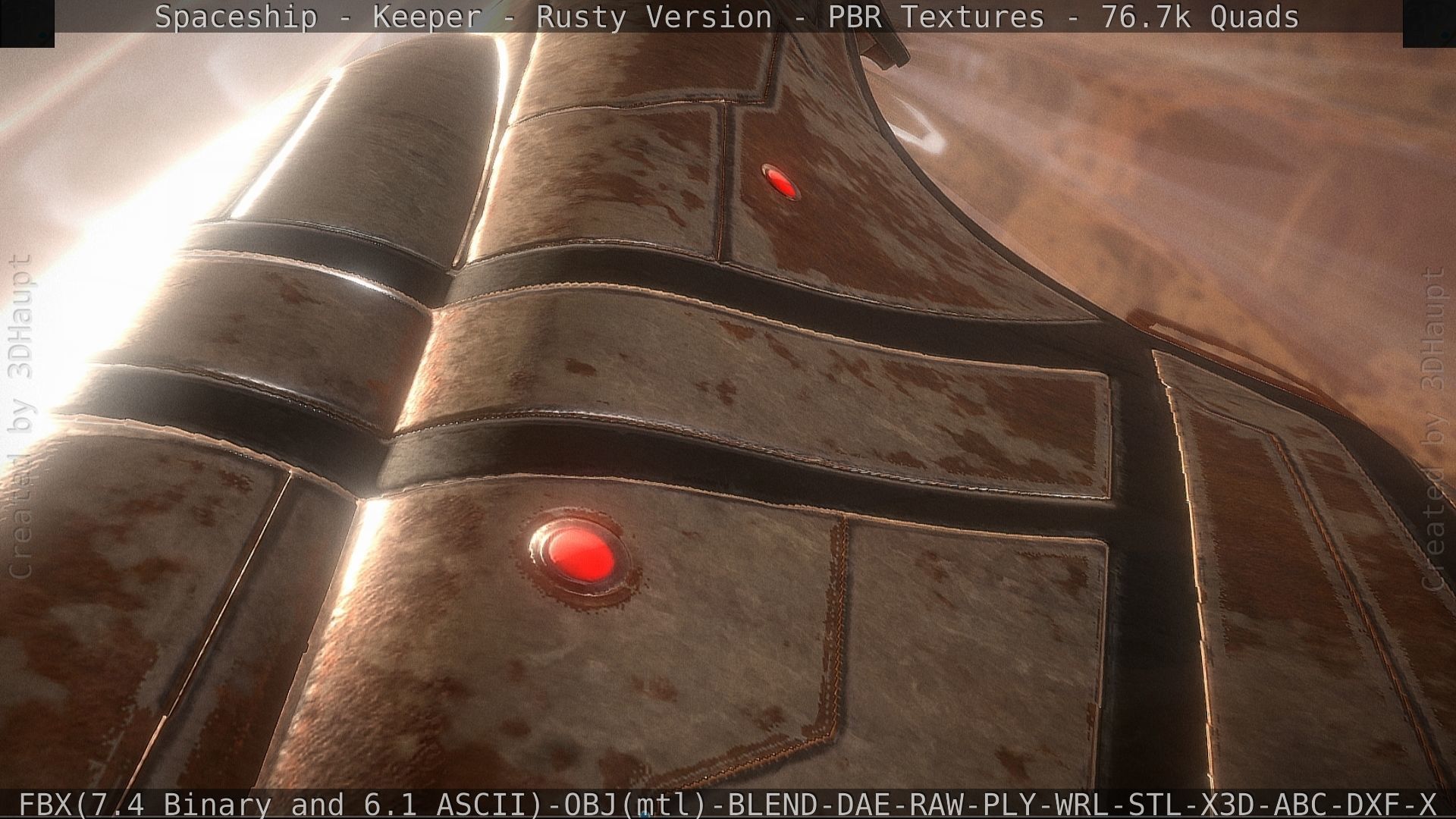 Spaceship - Keeper - Rusty Version 3D model_138