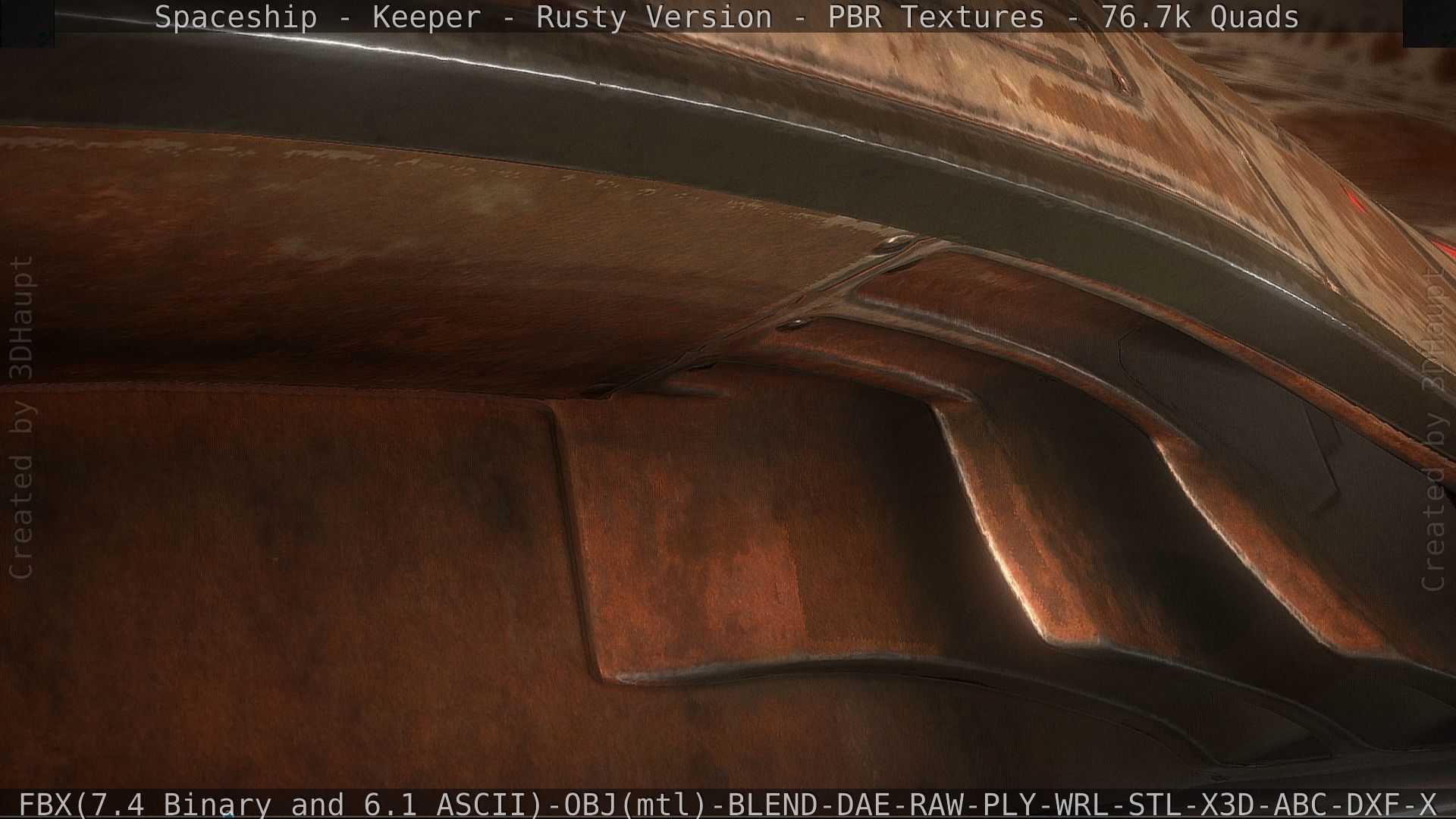 Spaceship - Keeper - Rusty Version 3D model_85