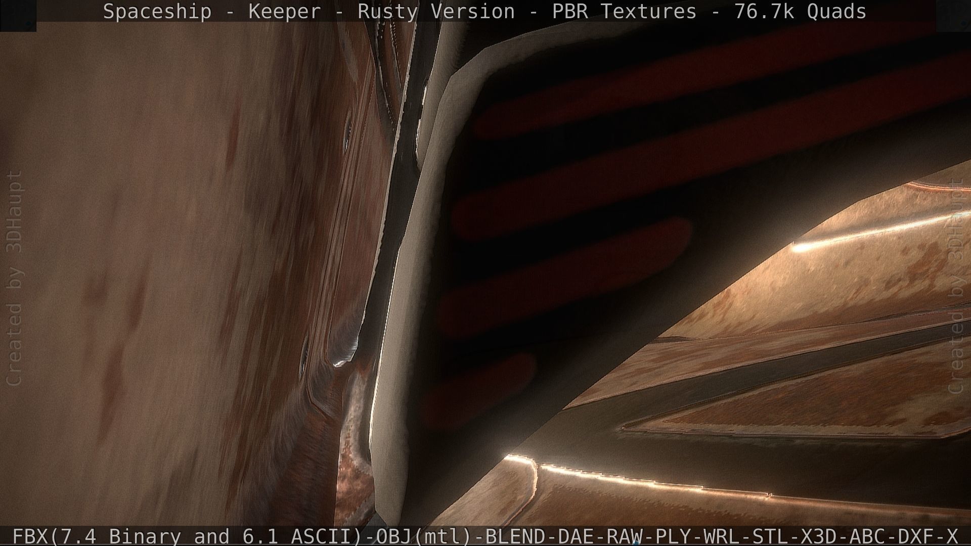 Spaceship - Keeper - Rusty Version 3D model_105