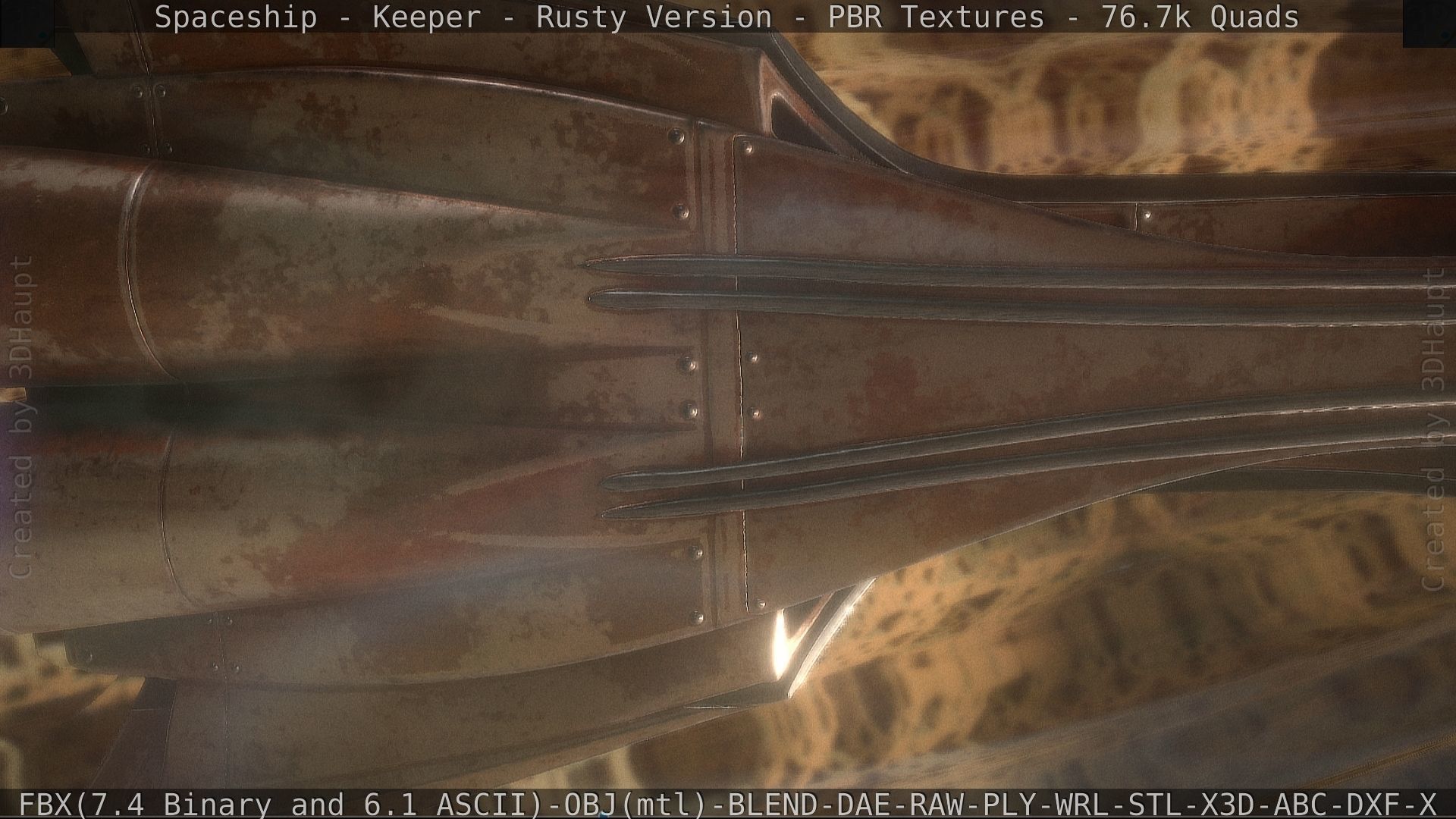 Spaceship - Keeper - Rusty Version 3D model_181