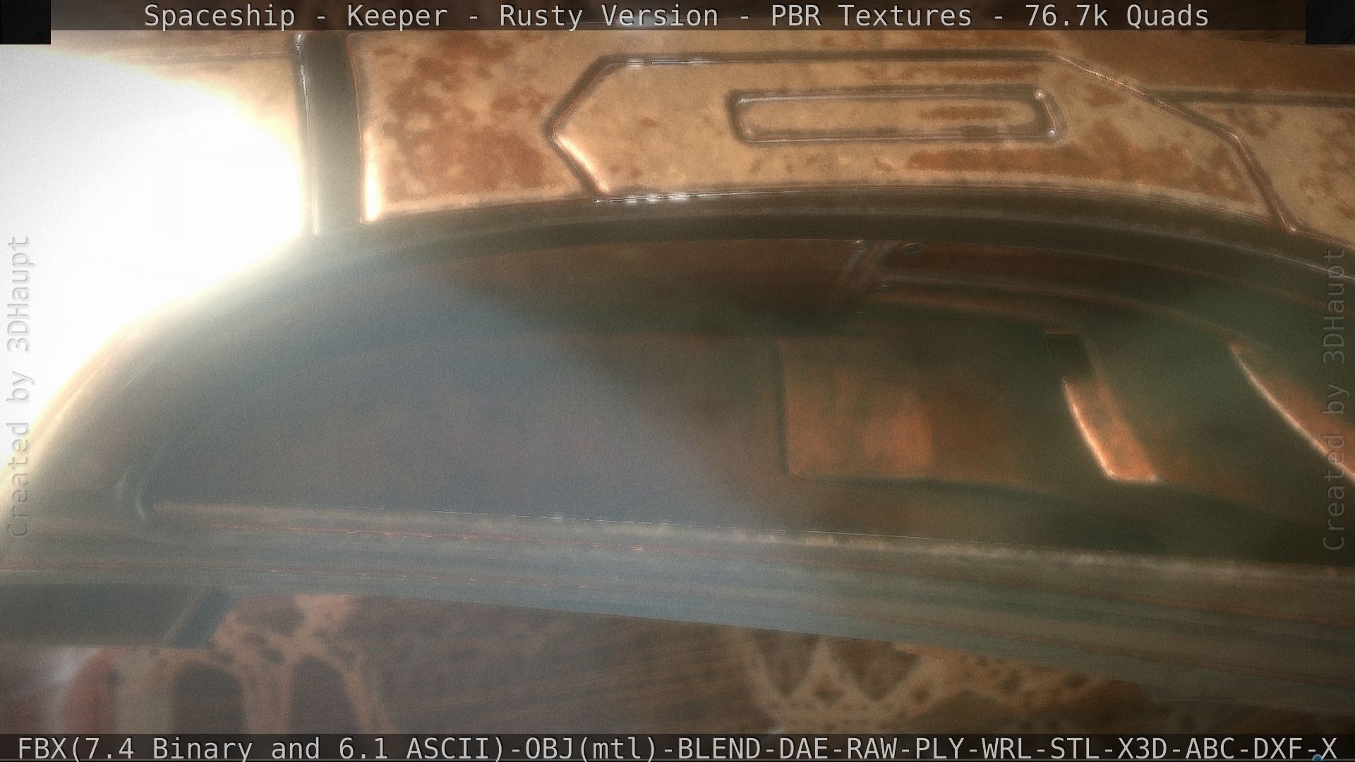 Spaceship - Keeper - Rusty Version 3D model_73