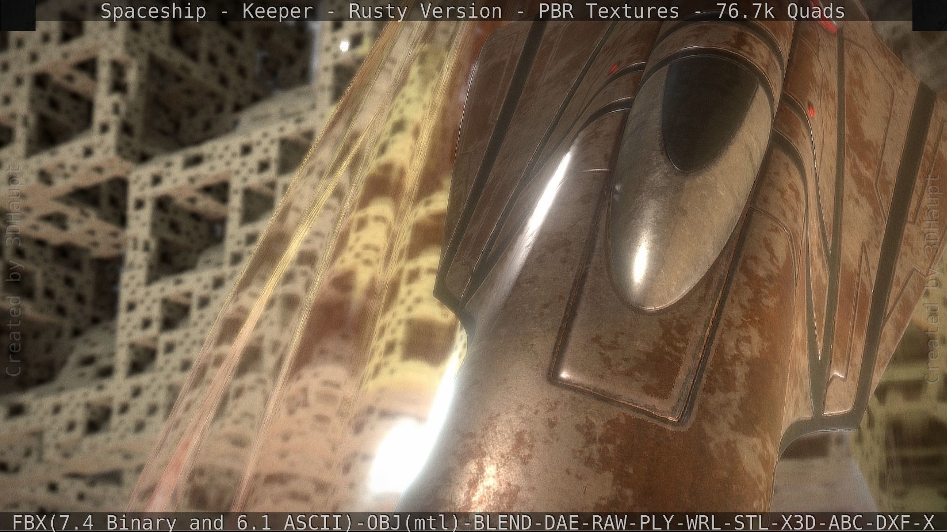 Spaceship - Keeper - Rusty Version 3D model_118