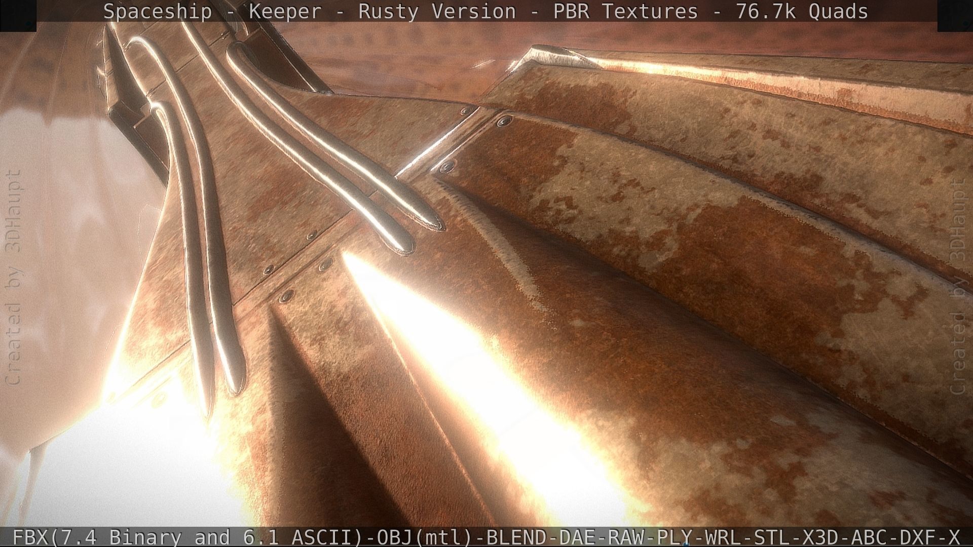 Spaceship - Keeper - Rusty Version 3D model_148