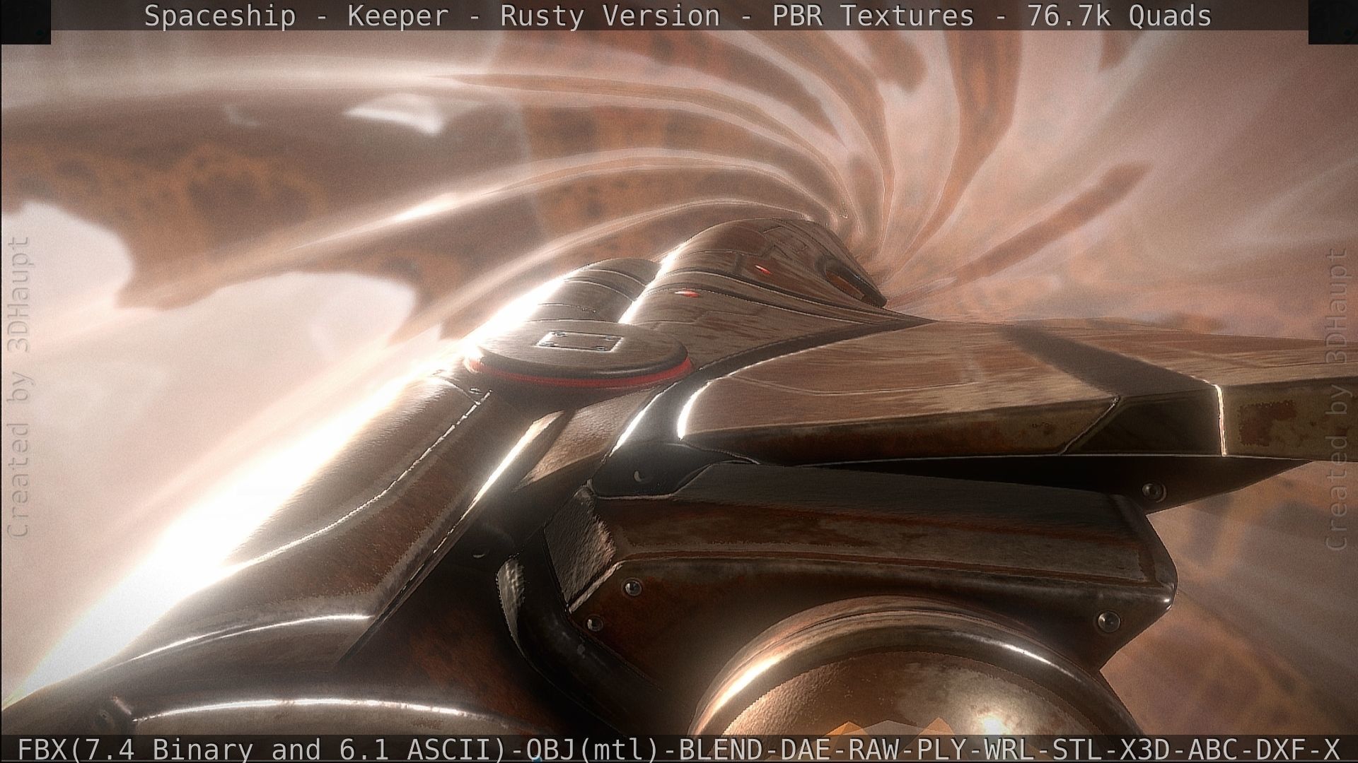 Spaceship - Keeper - Rusty Version 3D model_531