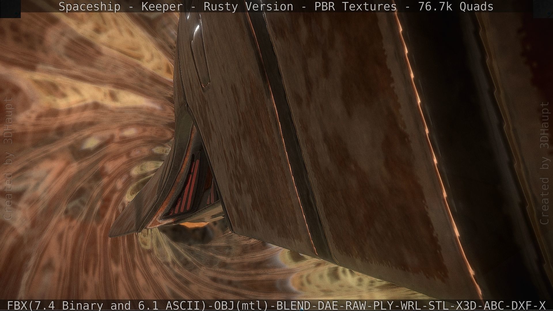 Spaceship - Keeper - Rusty Version 3D model_185