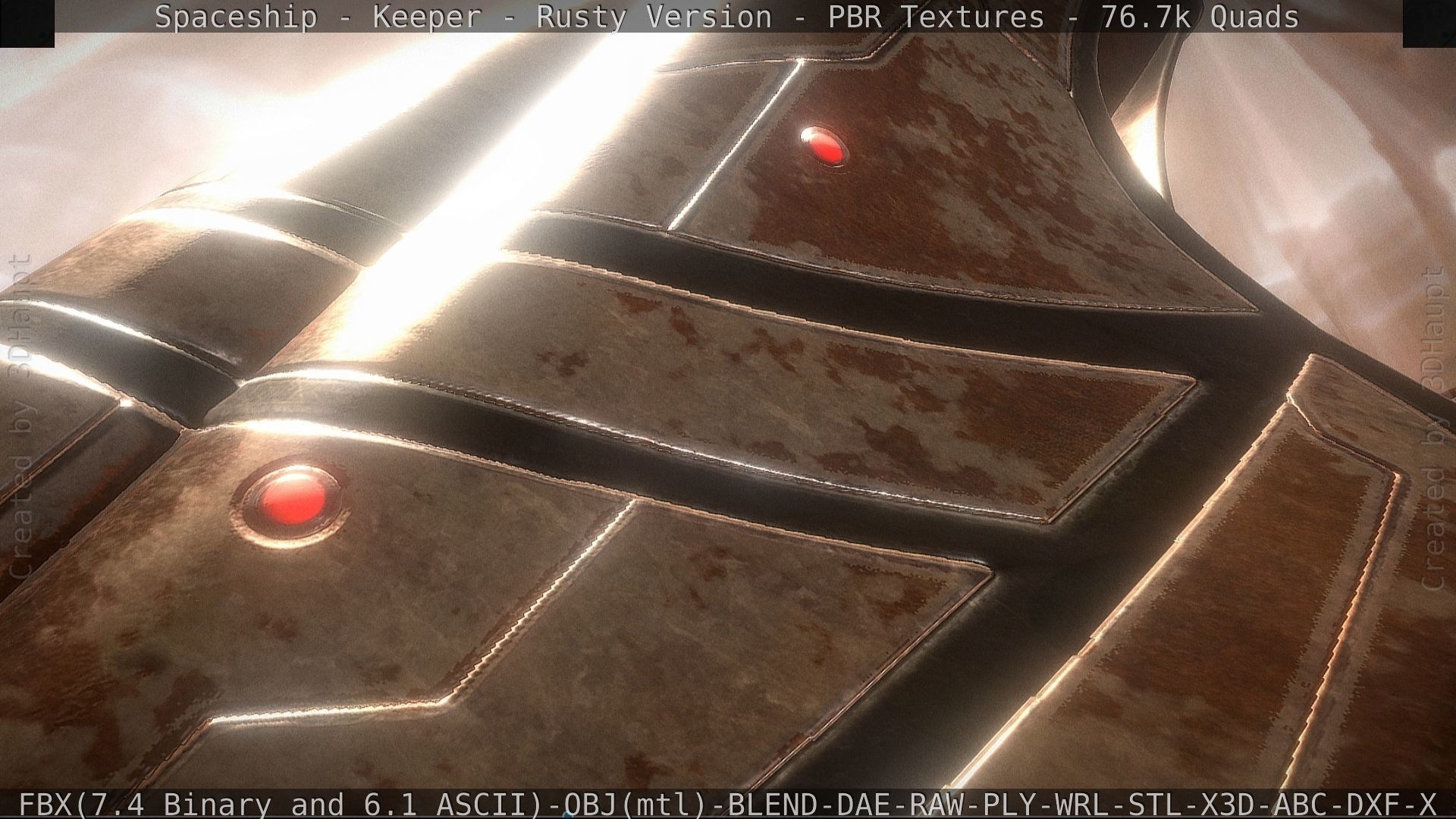 Spaceship - Keeper - Rusty Version 3D model_137