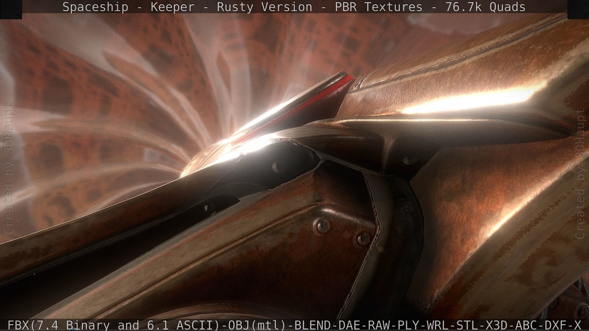 Spaceship - Keeper - Rusty Version 3D model_169